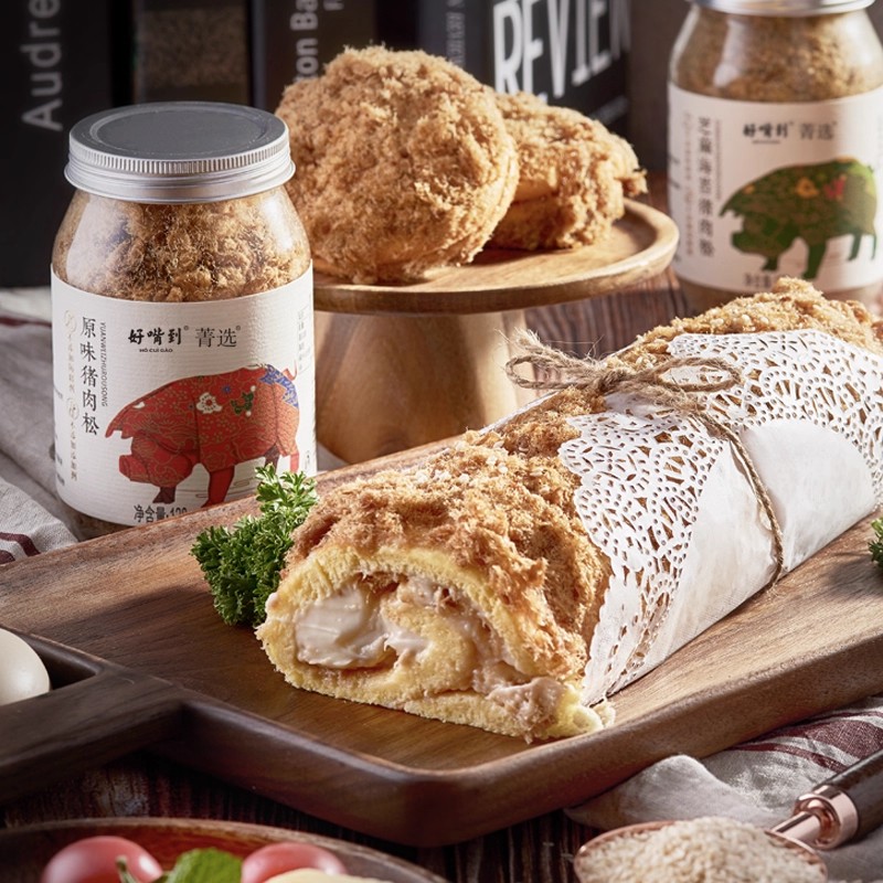 好嘴到原味猪肉松新鲜纯猪肉松营养早餐拌饭寿司面包烘培健康零食