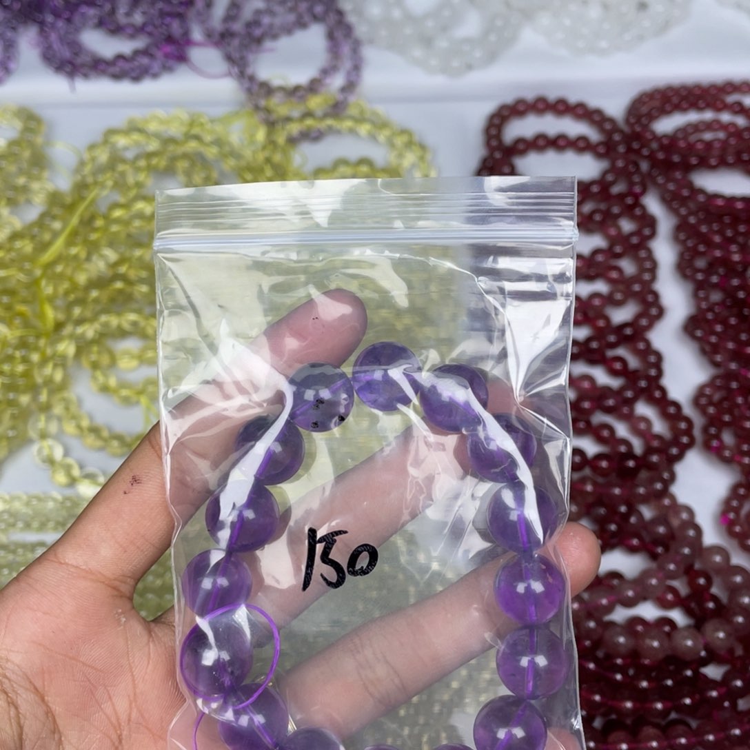 水晶天然紫水晶未镶嵌