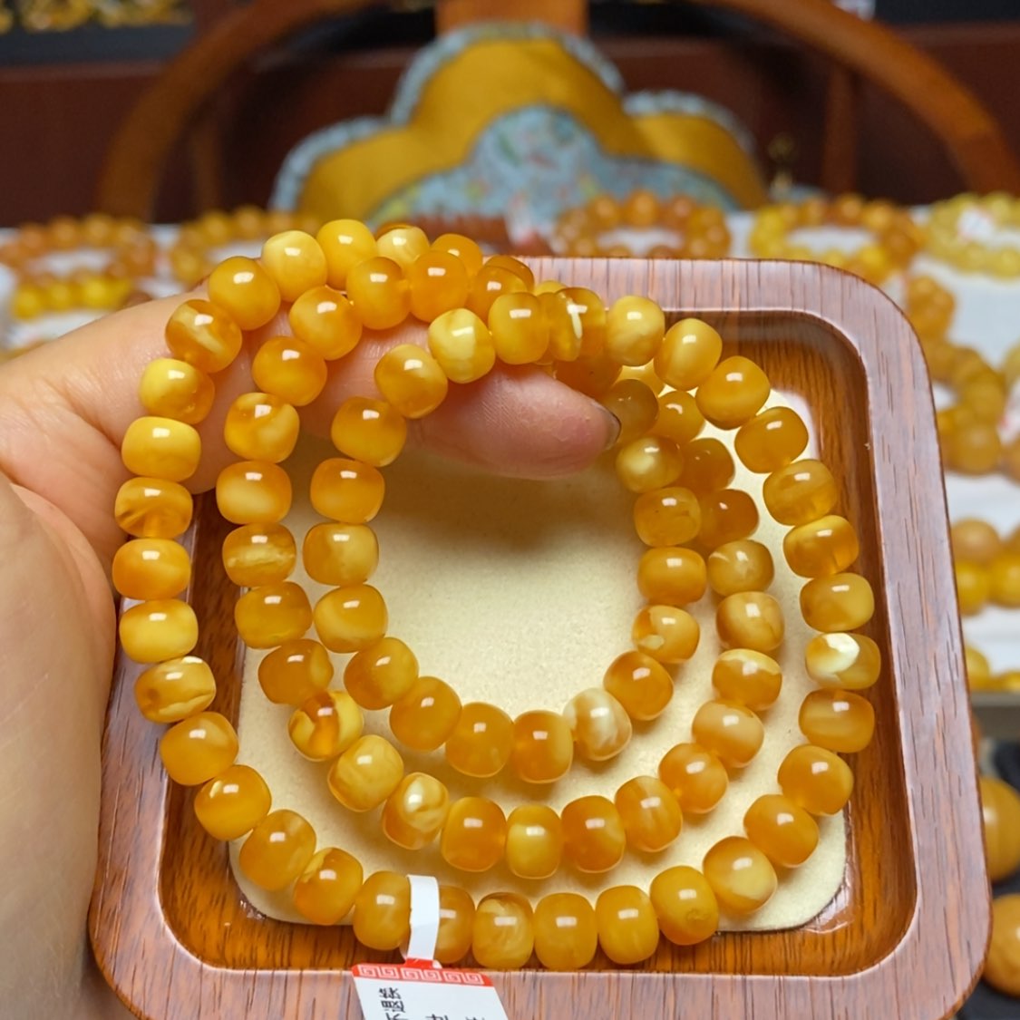 【闪购商品】蜜蜡手链未镶嵌手串