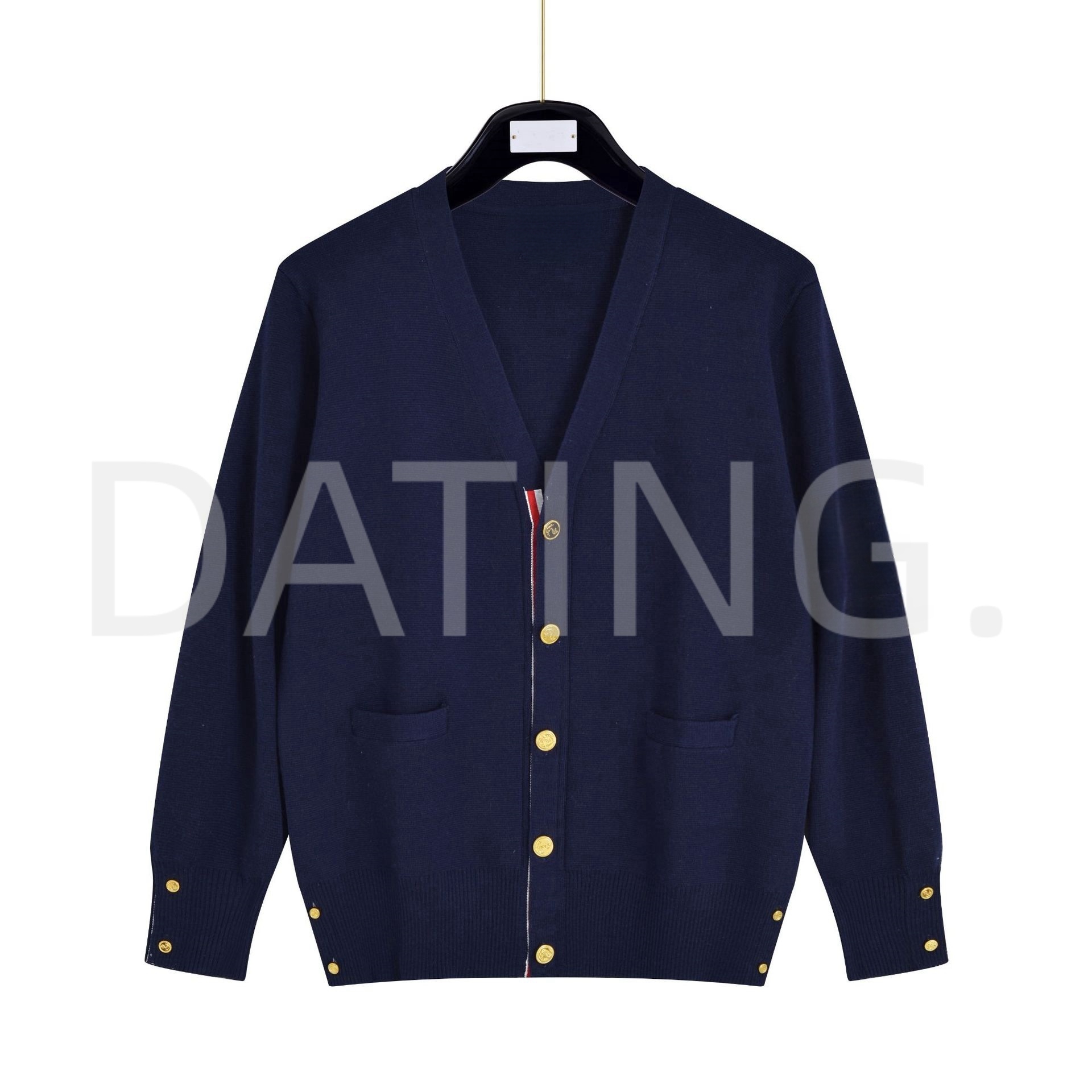 Millonthe【五扣开衫】经典宽松男女同款毛衣开衫