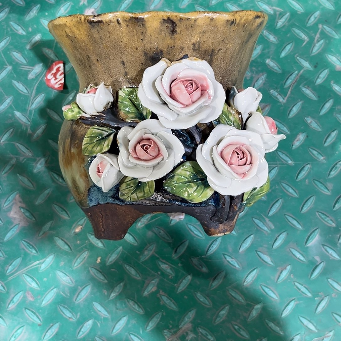 微瑕36 号陶然花器手工花盆