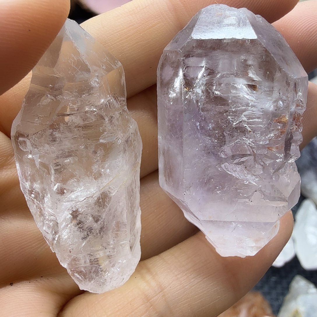 石材冰雪骸骨一对