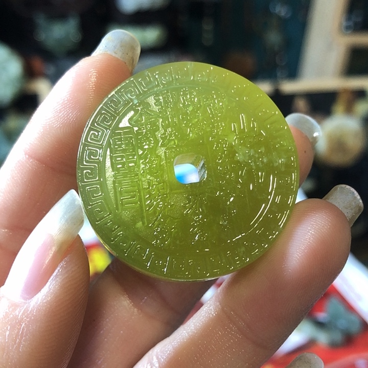 岫玉未镶嵌岫玉挂件