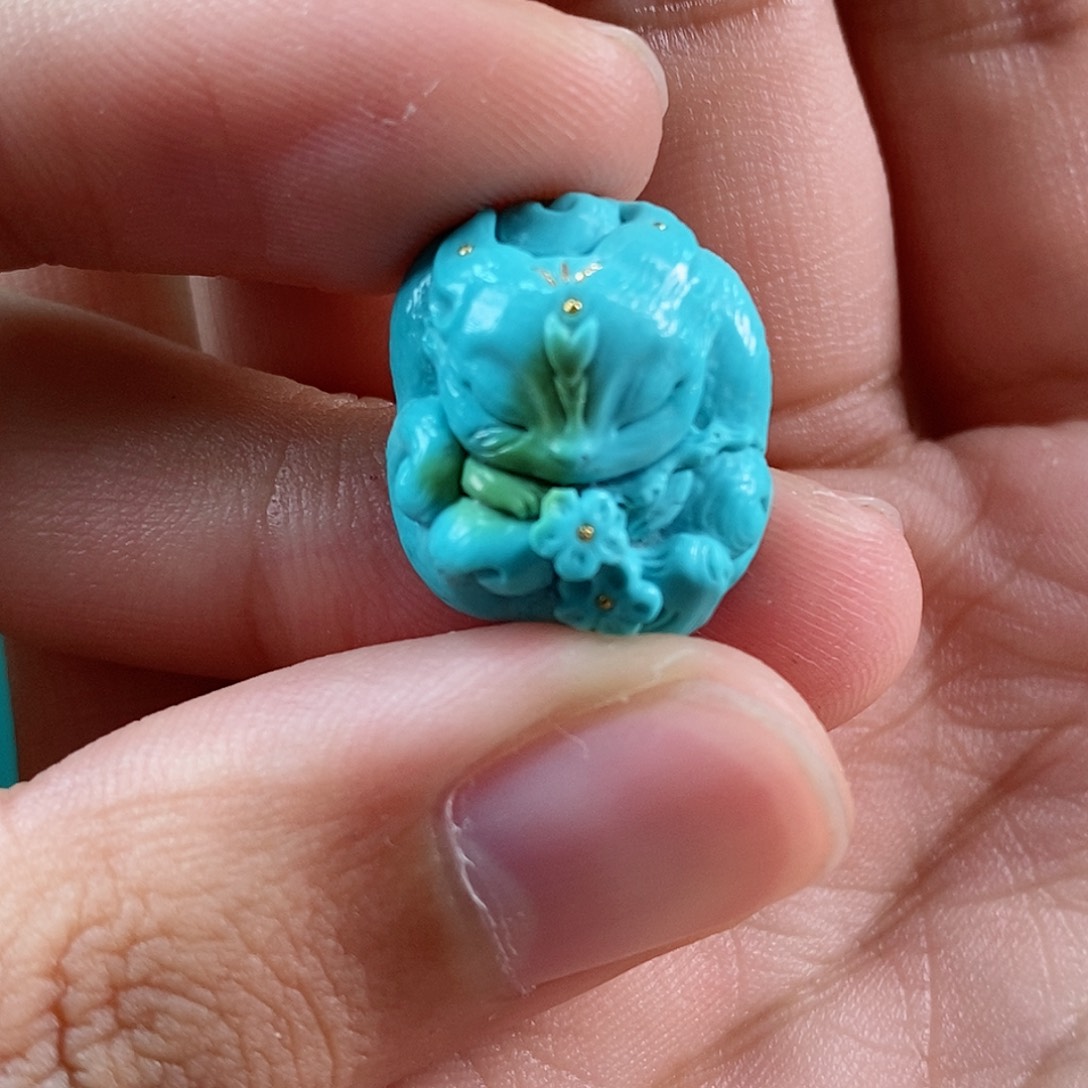 绿松石珠宝奇石未镶嵌