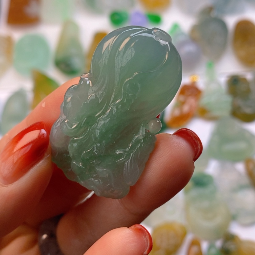 【闪购商品】定制翡翠未镶嵌白菜