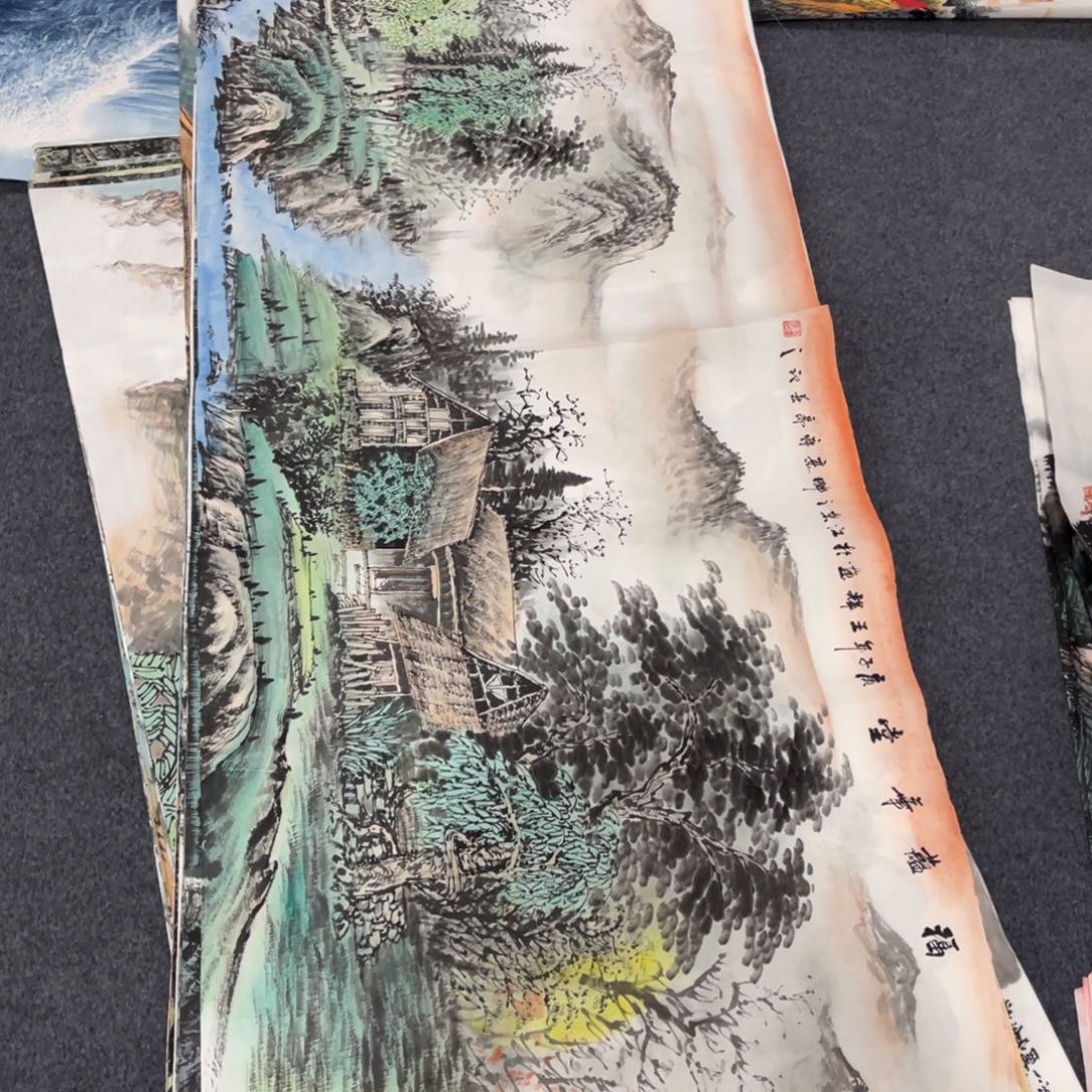 国画处理作品看好再拍哦