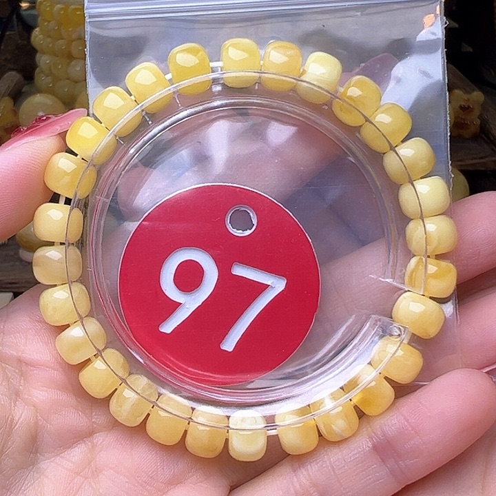 蜜蜡裸石未镶嵌8mm 手串