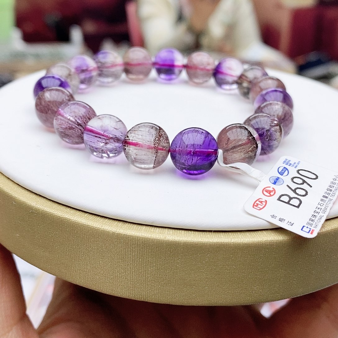 水晶手串未镶嵌B690超七10m