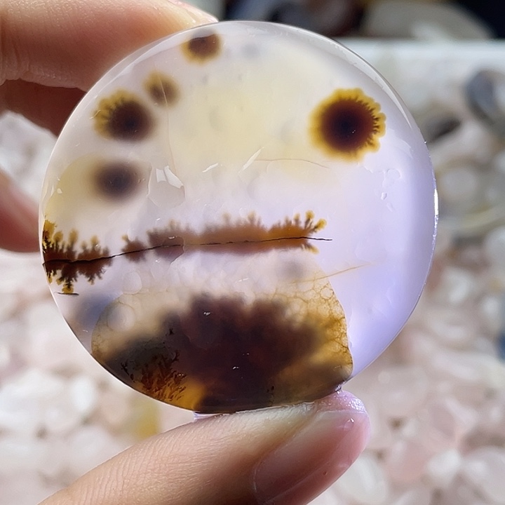 玛瑙/玉髓合金颈饰