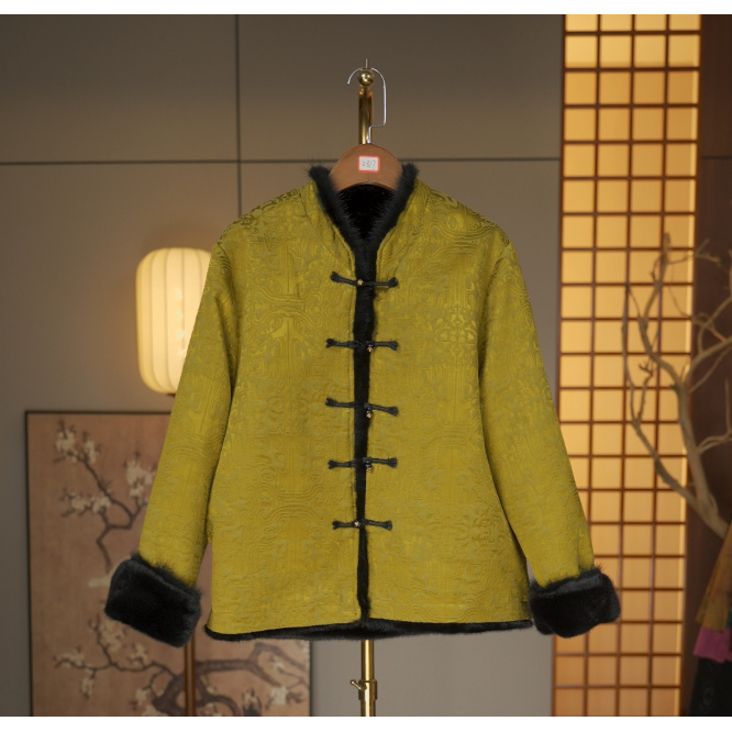 【雅韵藏风外套】新中式重工外套3745