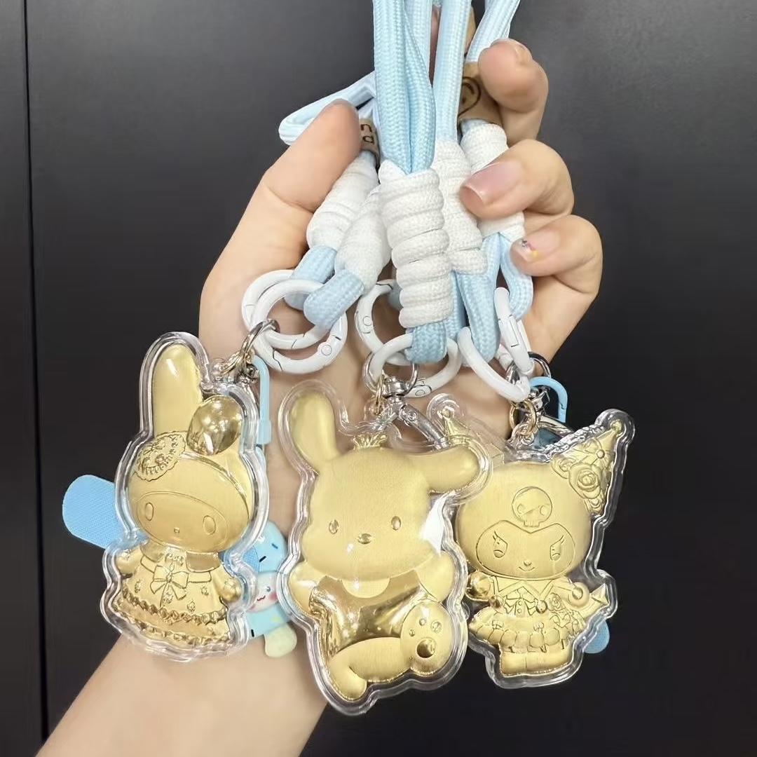 含金工艺品【三丽鸥系列】手机挂件挂包包挂钥匙伴手礼节日礼品礼物