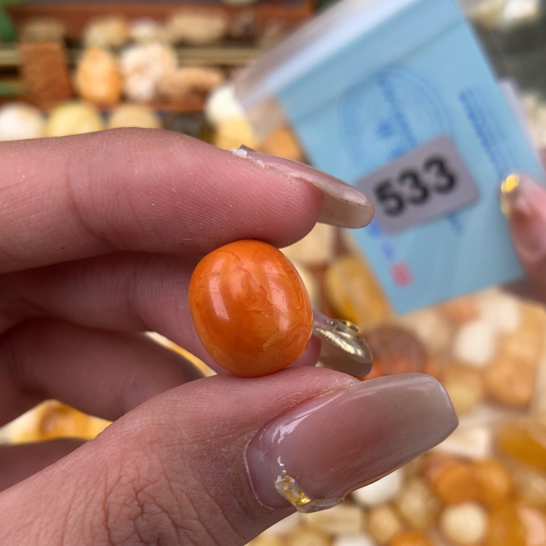 琥珀珠宝奇石未镶嵌12.3