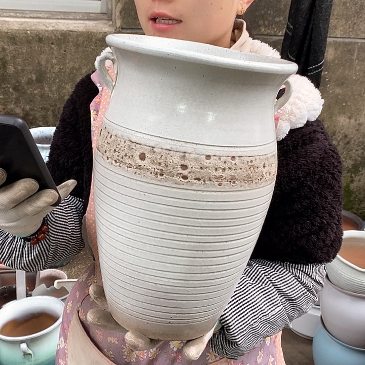 紫砂花盆正品口20高32