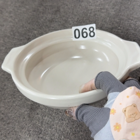 泥塑磁州窑出口尾货干烧锅口径20高5.5