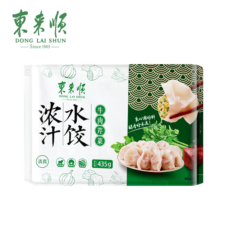 东来顺牛肉芹菜水饺435g 435g