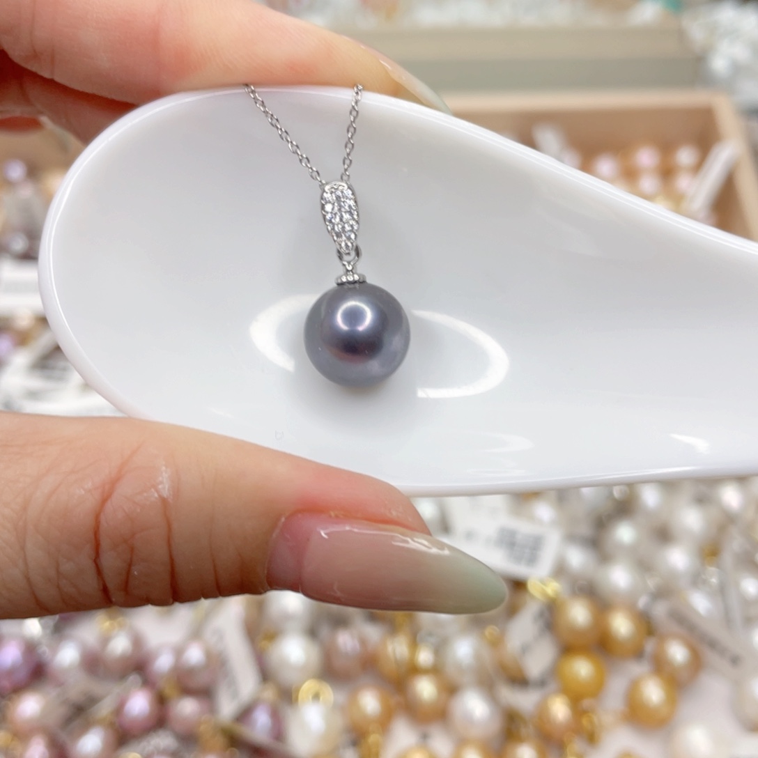 淡水珍珠未镶嵌吊坠(赠链)