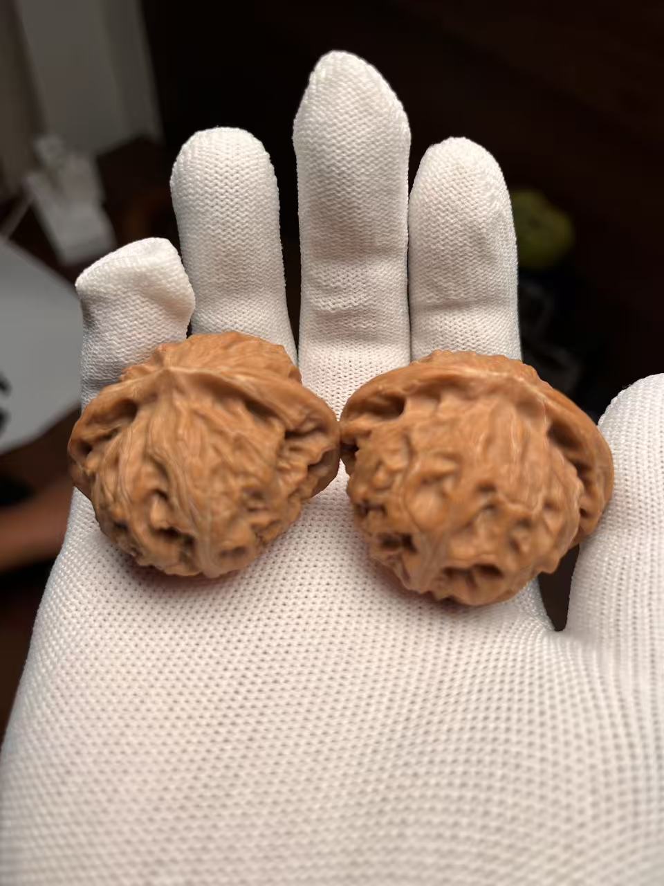 文玩核桃把件宫灯