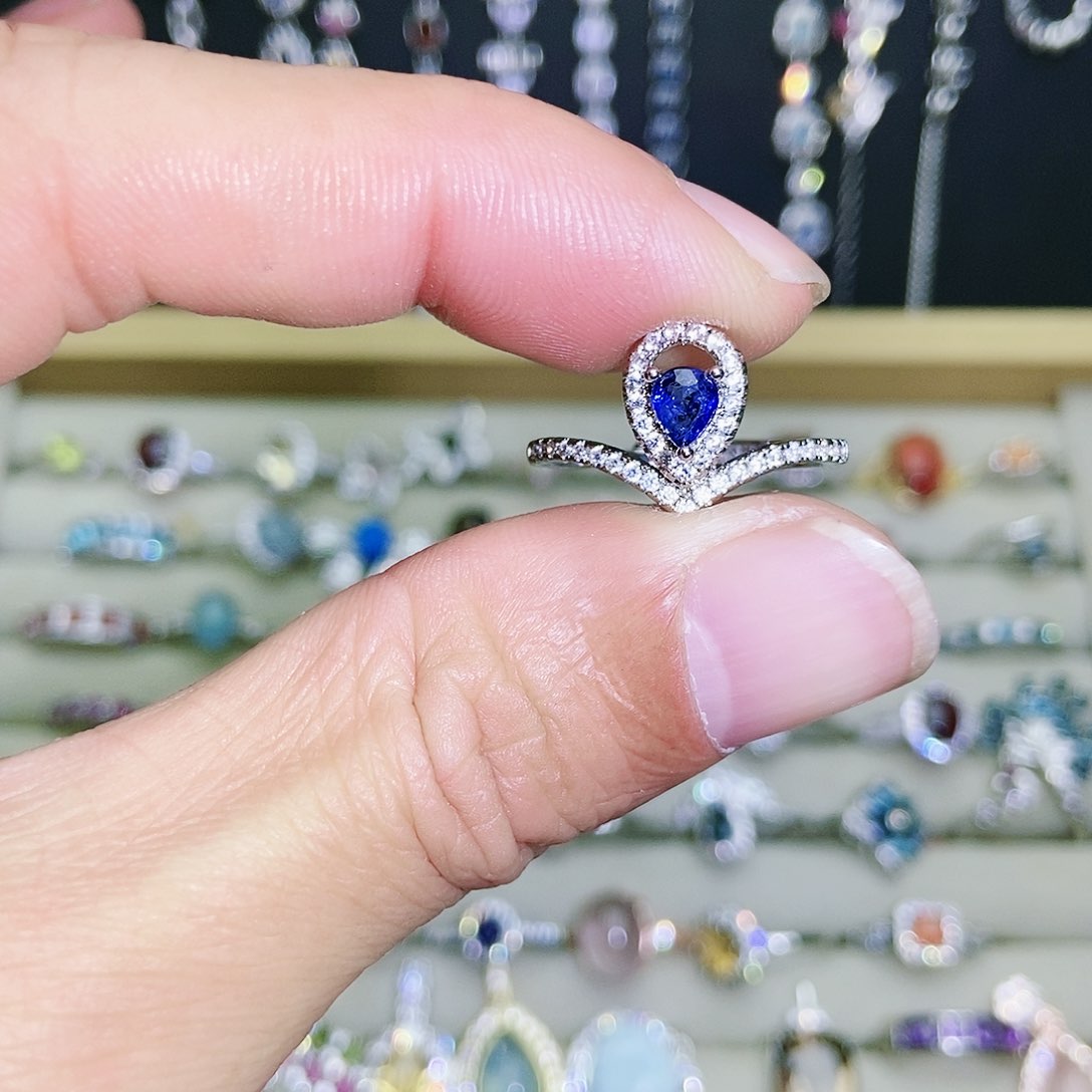 【闪购商品】戒指蓝宝石未镶嵌