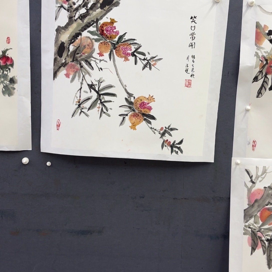 用***7国画李德现四尺斗方艺