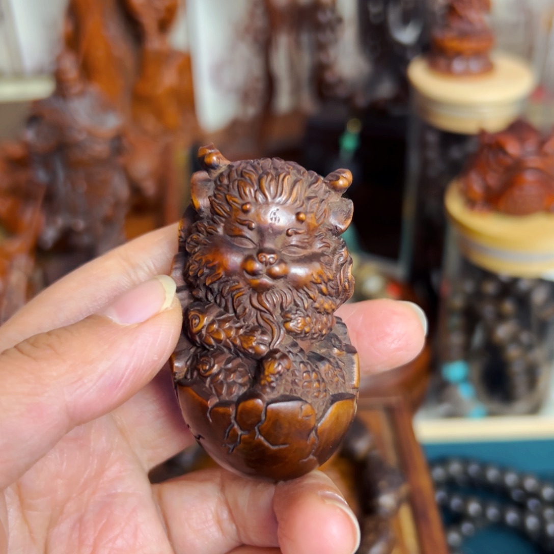 黄杨木年货节福利活动文玩手串把件摆件