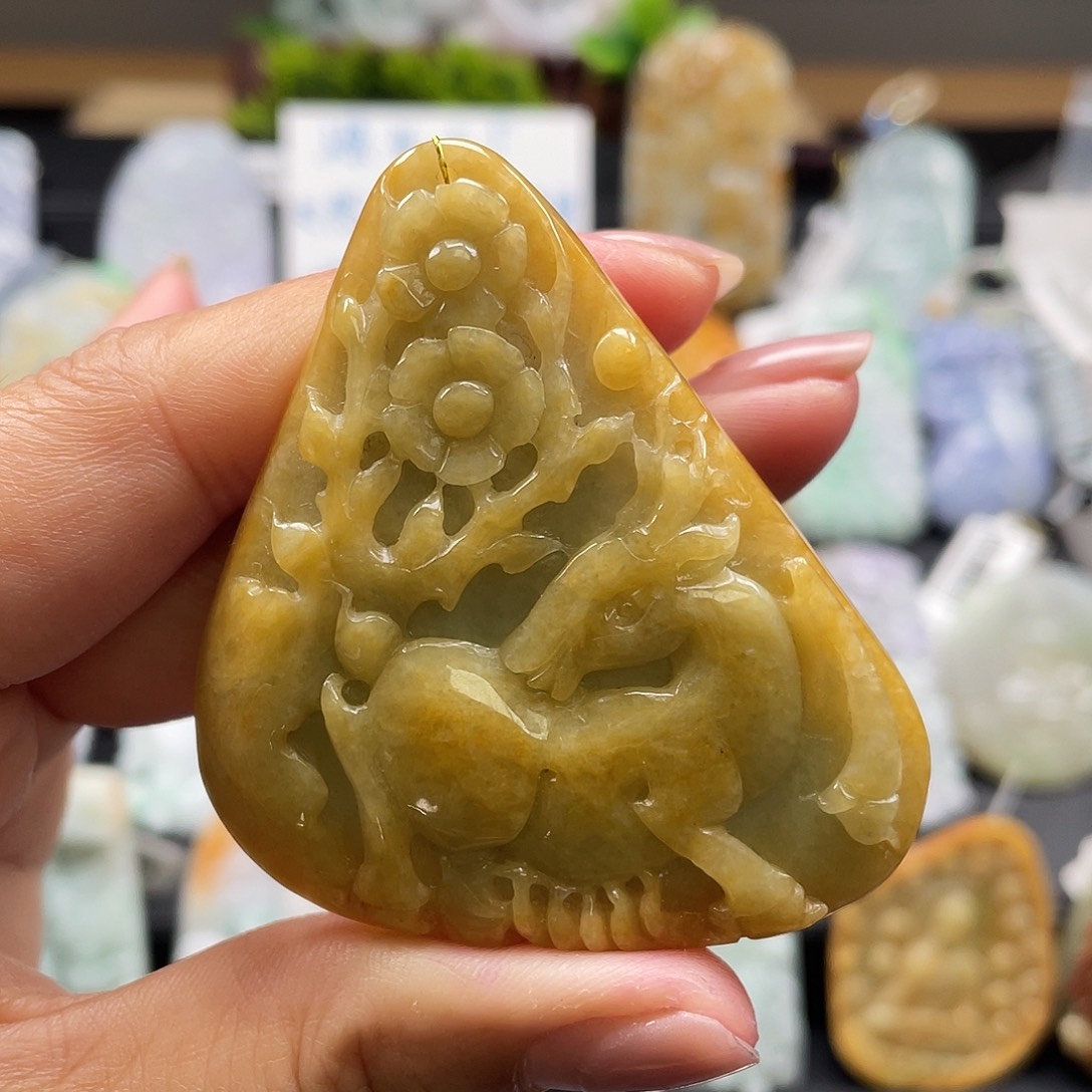 翡翠吊坠(不含链)未镶嵌