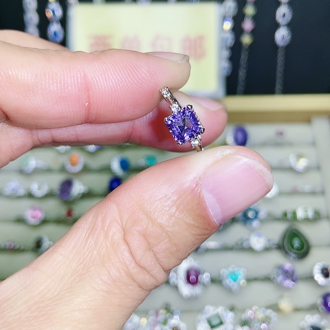 【闪购商品】未镶嵌戒指紫晶