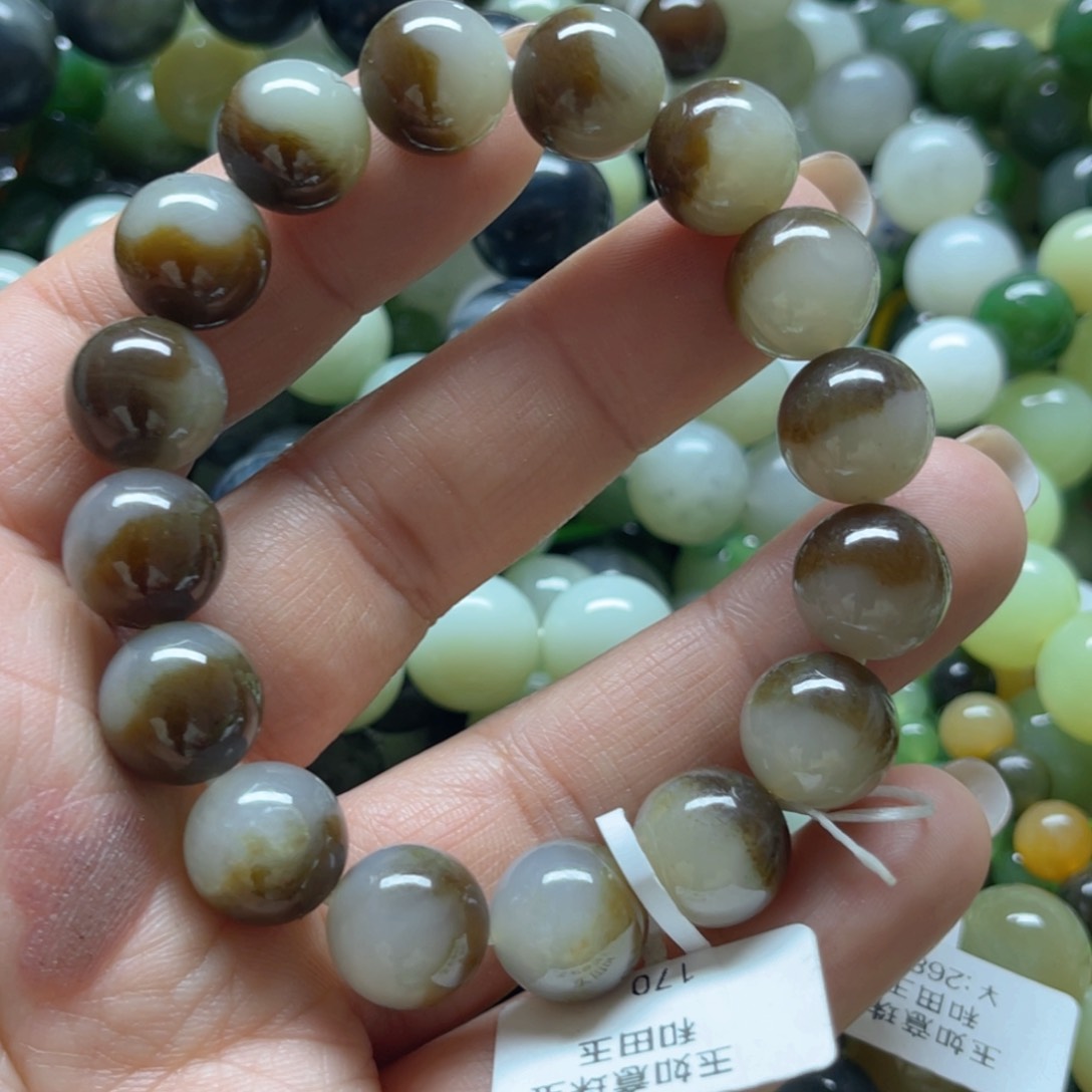 和田玉手链未镶嵌