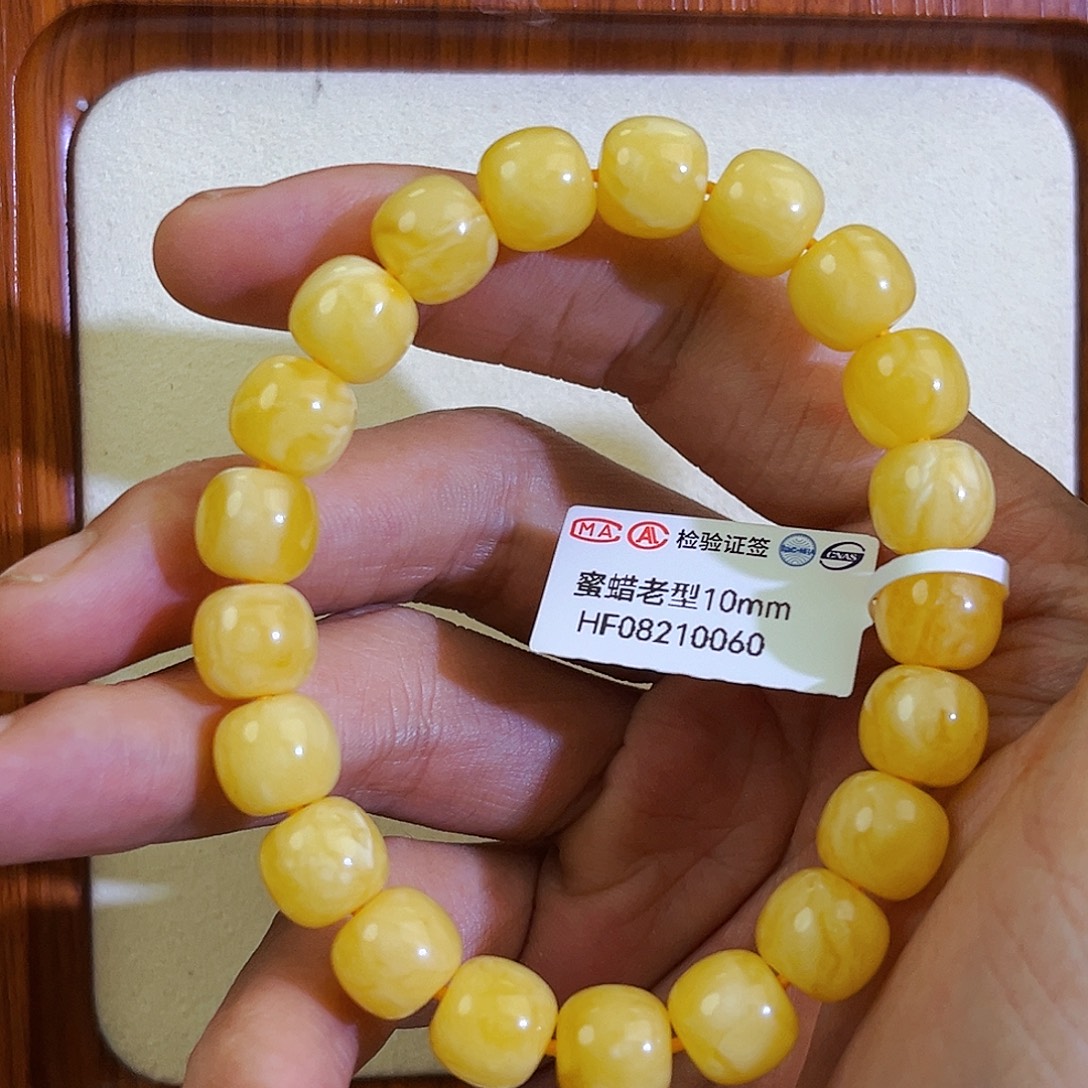 ****众手串蜜蜡未镶嵌精工10mm手串