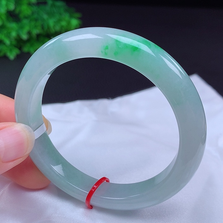 翡翠未镶嵌手镯57圈681303