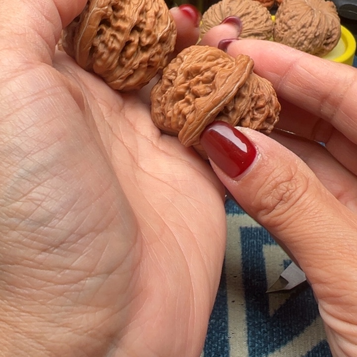 吊坠桃核文玩四座楼