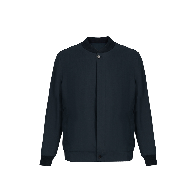 （高端黑标）LoroPiana同源防水轻薄桑蚕丝羊毛飞行员夹克 Y-K95999