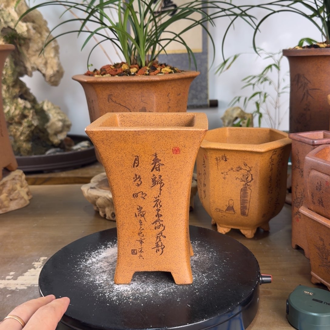 紫砂花盆紫砂花盆9.5-15.5