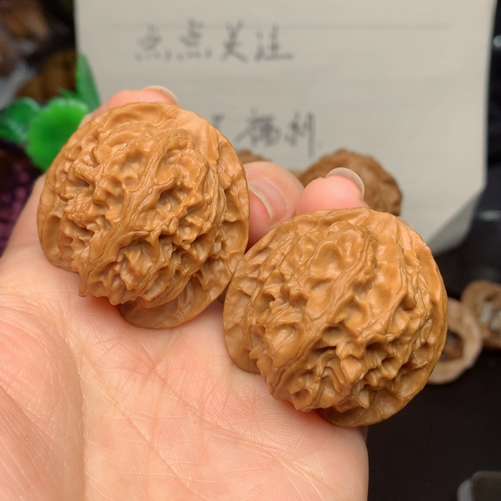 桃核把件苹果园狮子头39