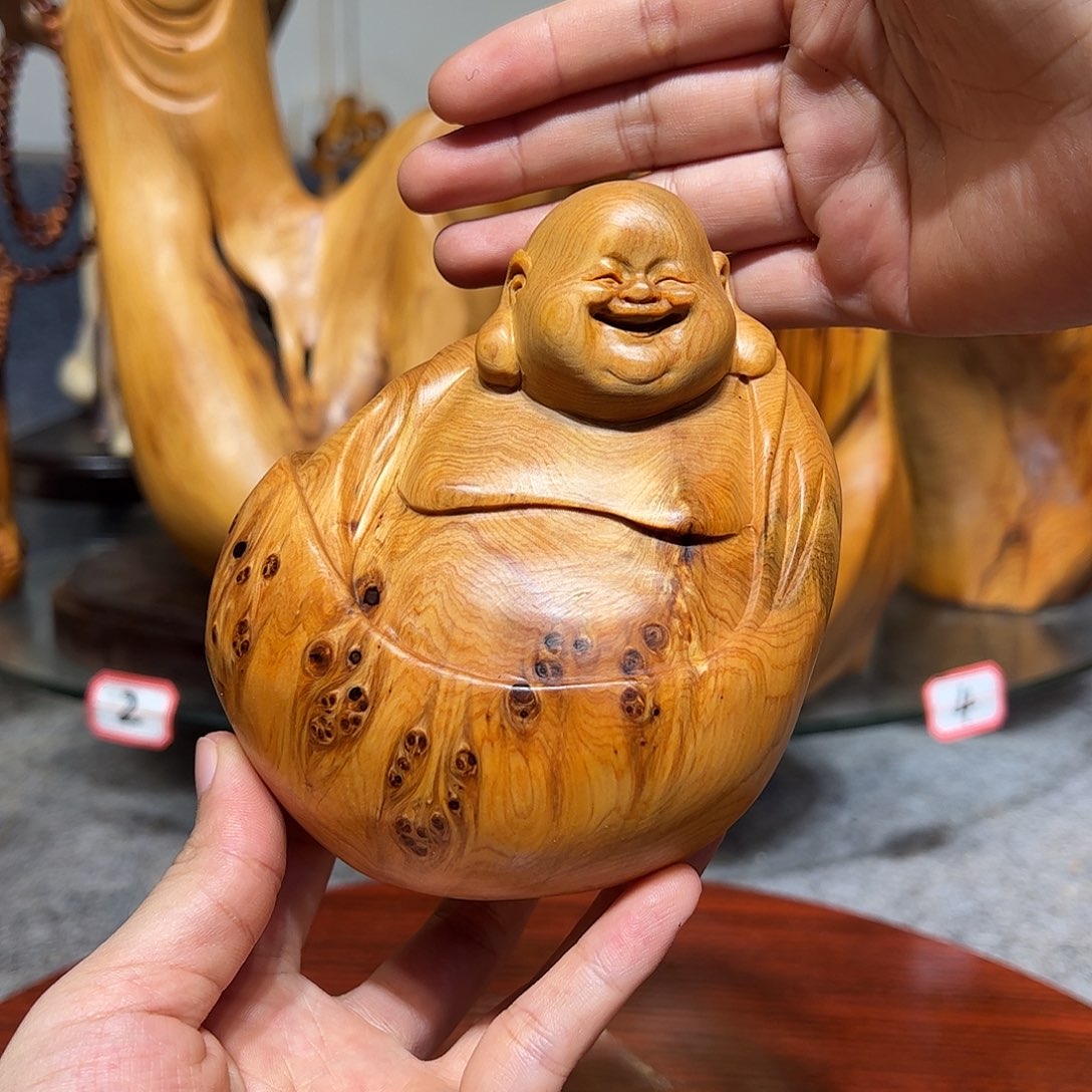 柏木崖柏木手把件摆件