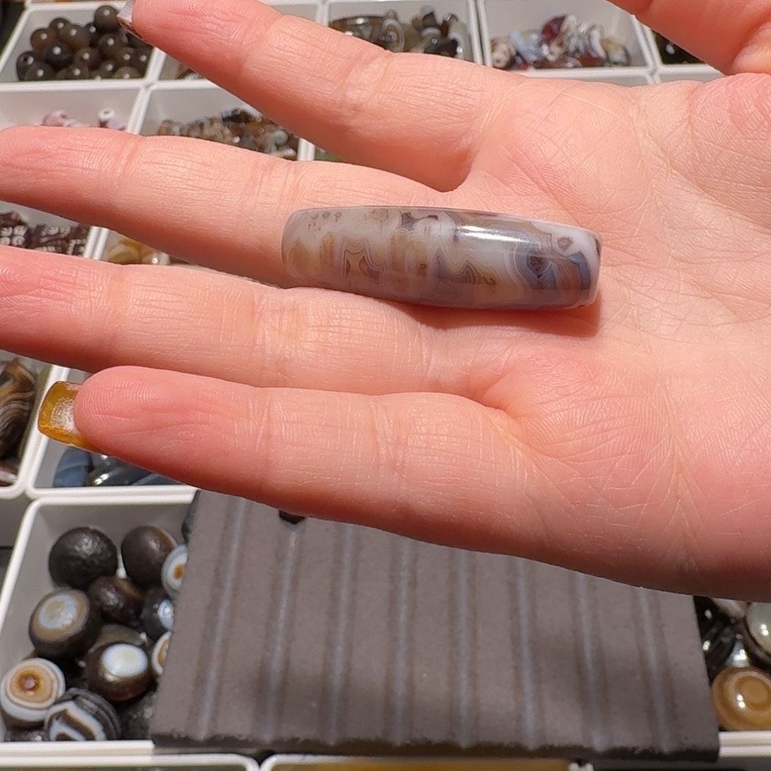 玛瑙/玉髓合金颈饰