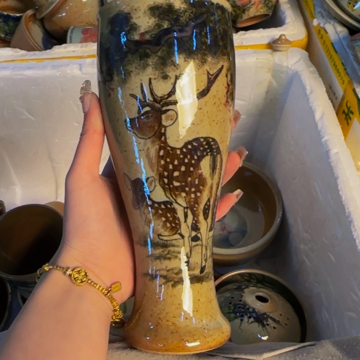 瓷片景德镇陶瓷手工手绘