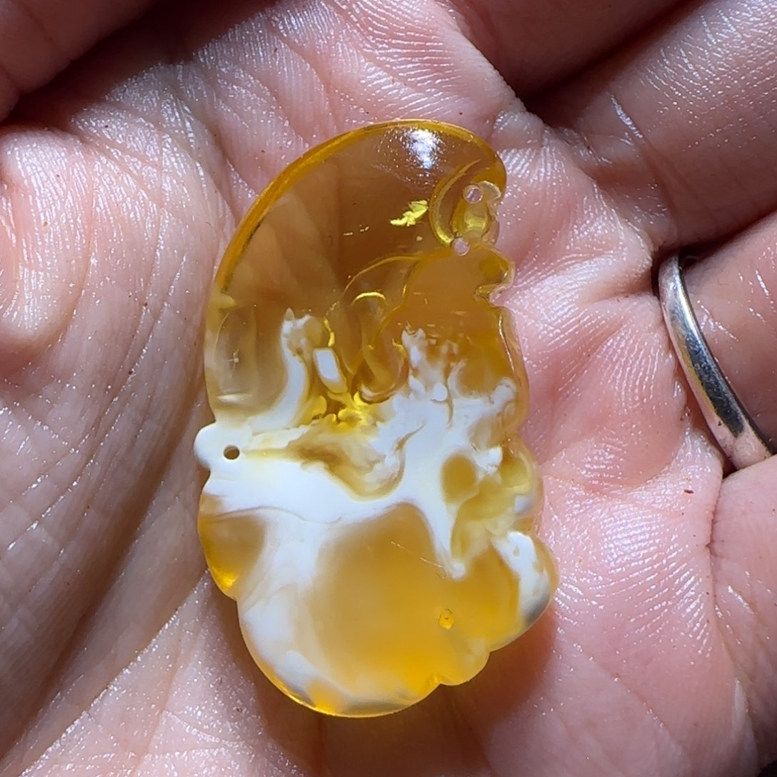 定制琥珀未镶嵌专拍