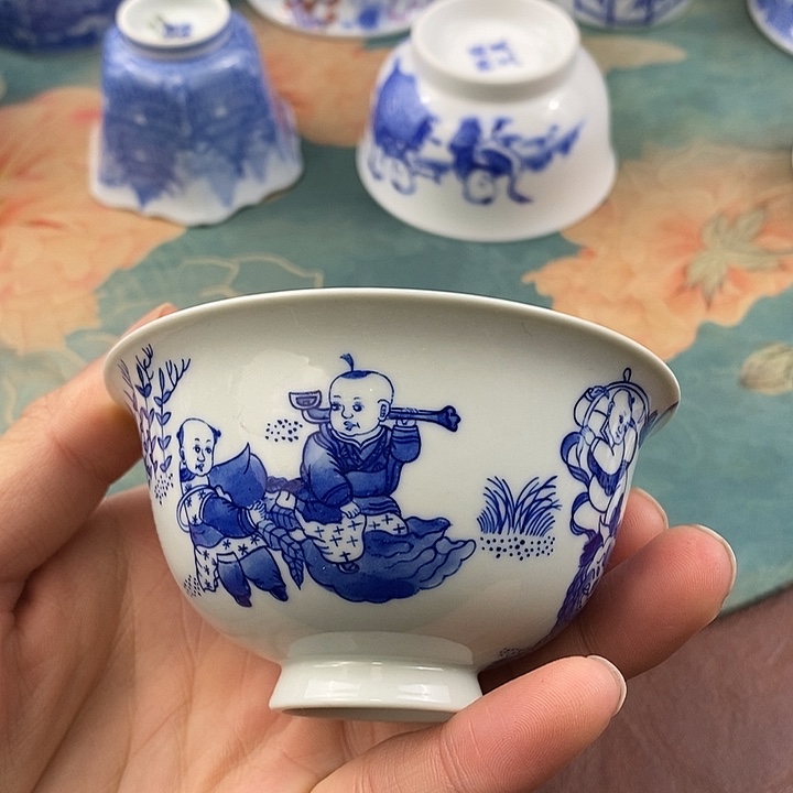 杯现代景德镇全手工全手绘茶具168888