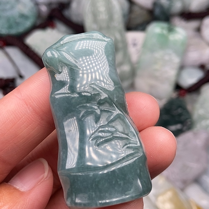 颈饰未镶嵌翡翠翡翠