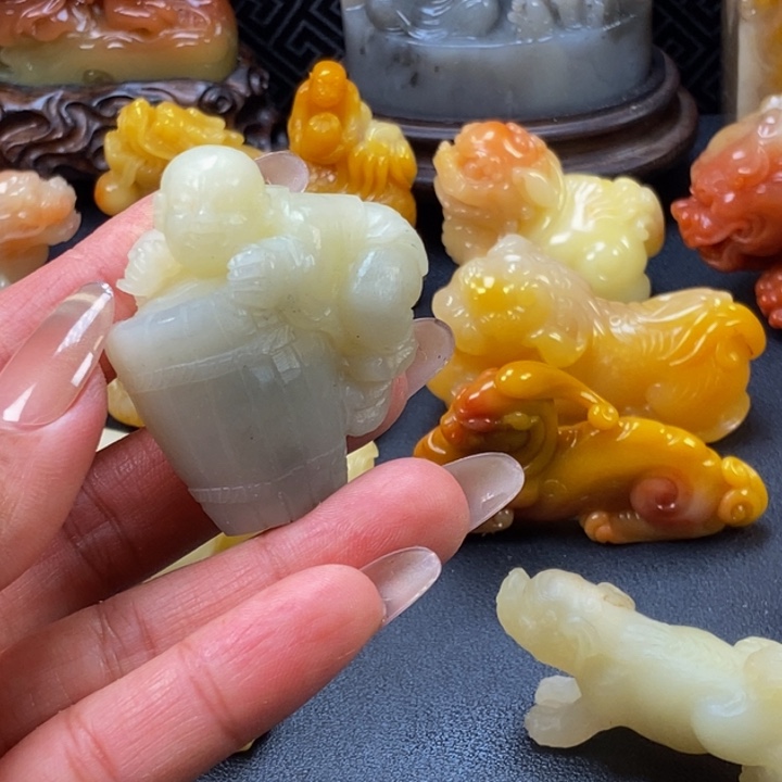 印石寿山石芙蓉石