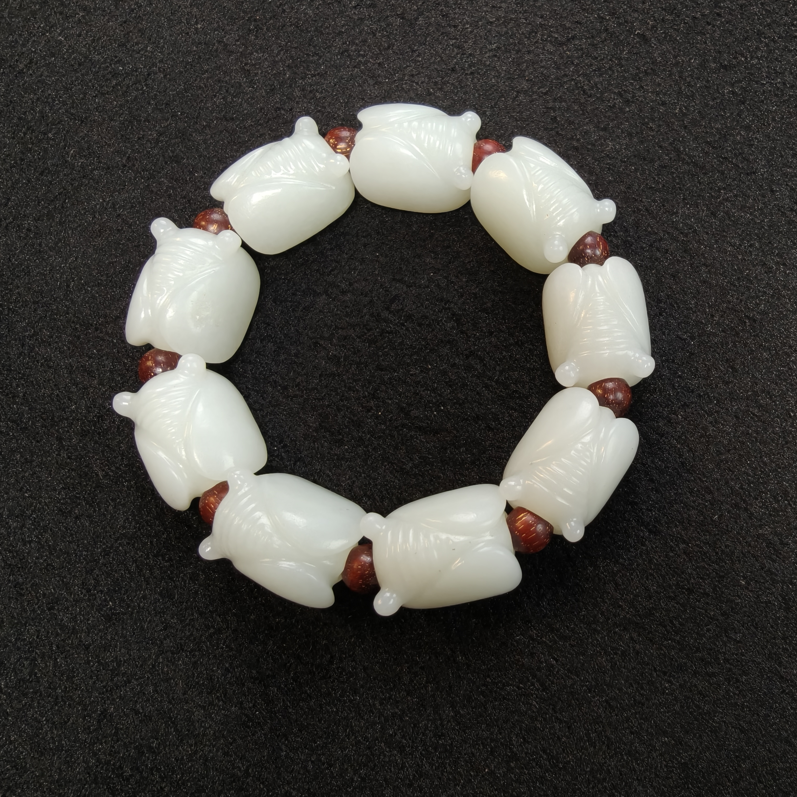 和田玉玉蝉手串2512160142