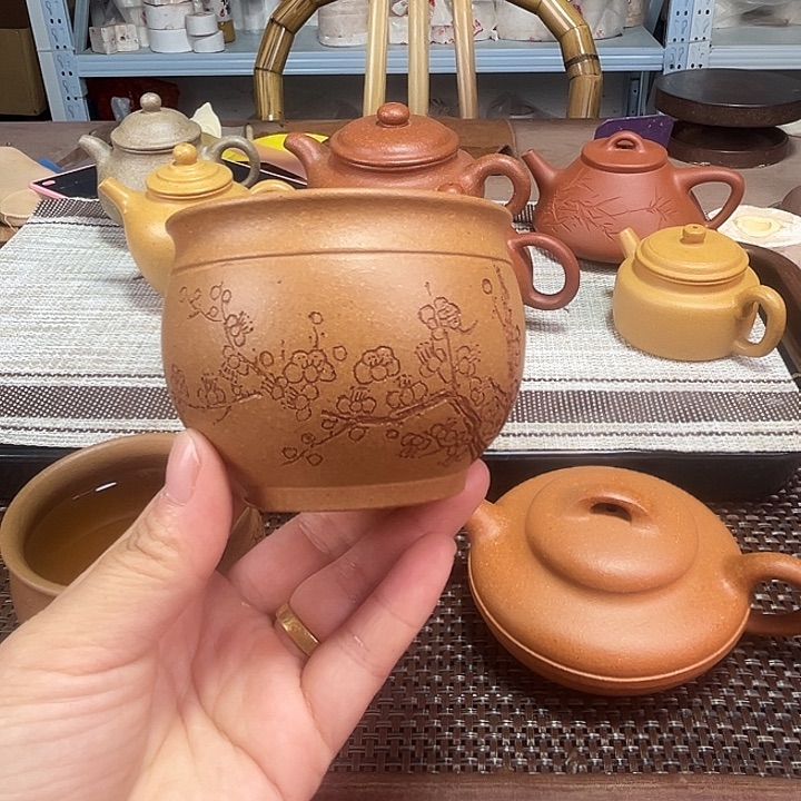 紫砂茶壶缸杯180毫升