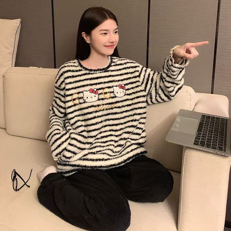 月色【80-120斤】时尚休闲修身睡衣睡裙连体衣家居服