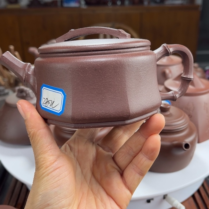 紫砂茶壶紫砂花茶