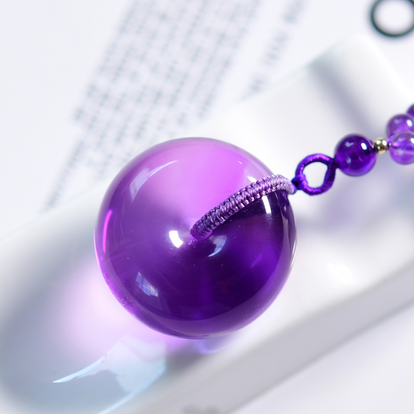 巴西天然紫水晶平安扣面包圈吊坠晶体通透实物漂亮25.2*14mm