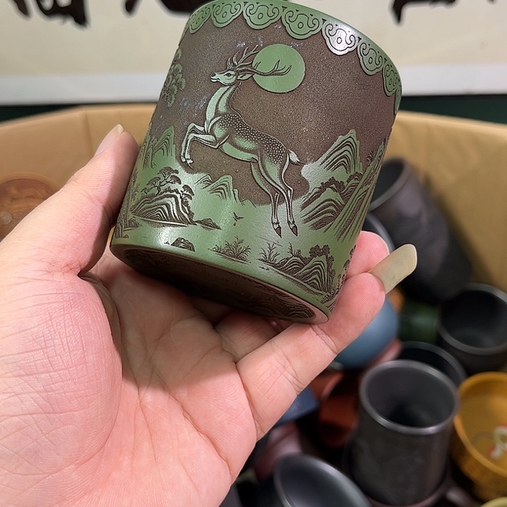 茶杯紫砂全手工紫砂主人杯