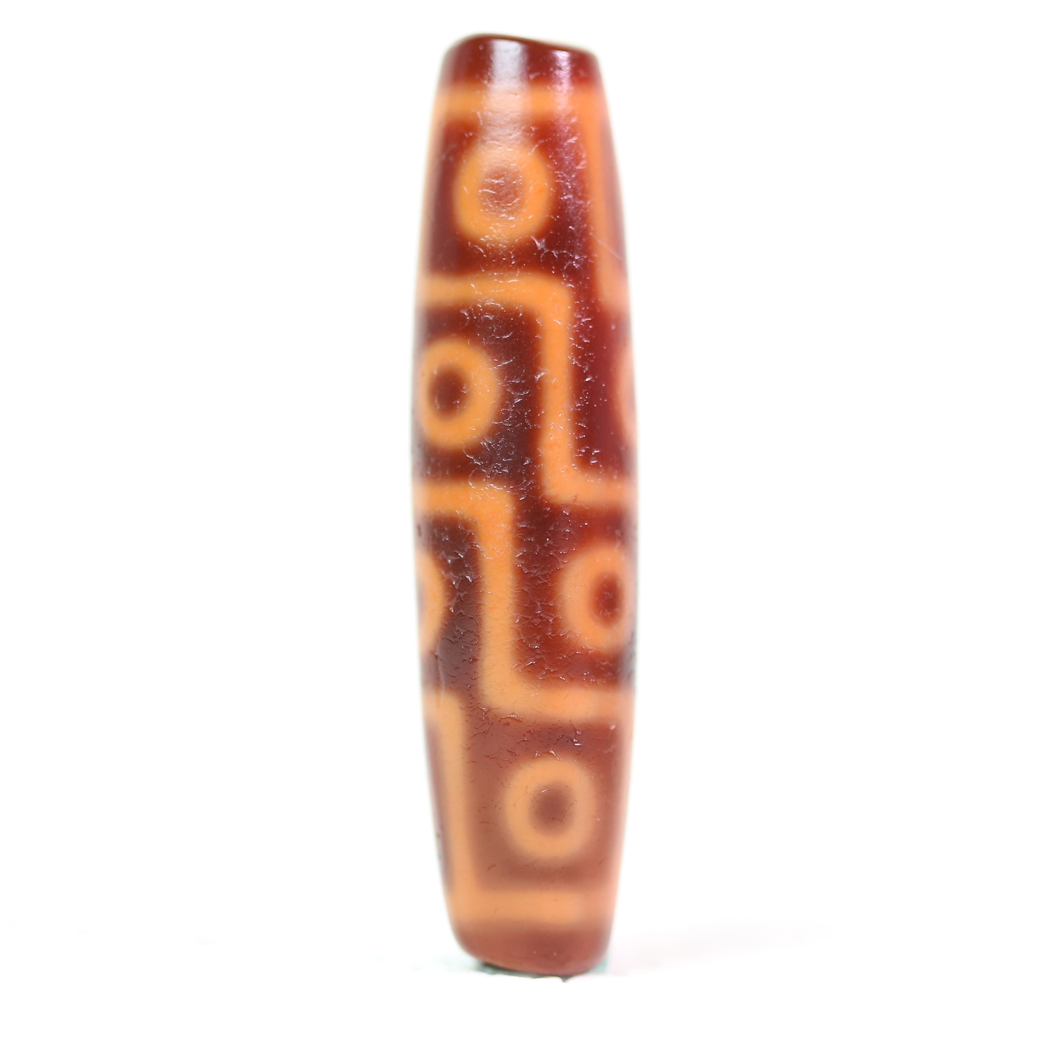 精品台珠 台湾小卢红肉 折线十二眼 尺寸约 57.3*13.9mm