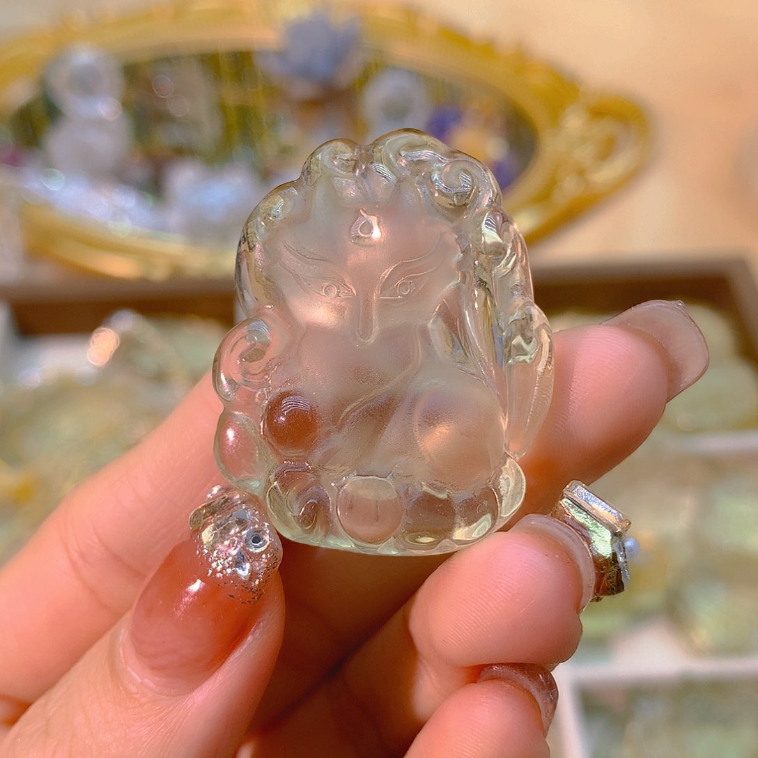 水晶吊坠(不含链)未镶嵌