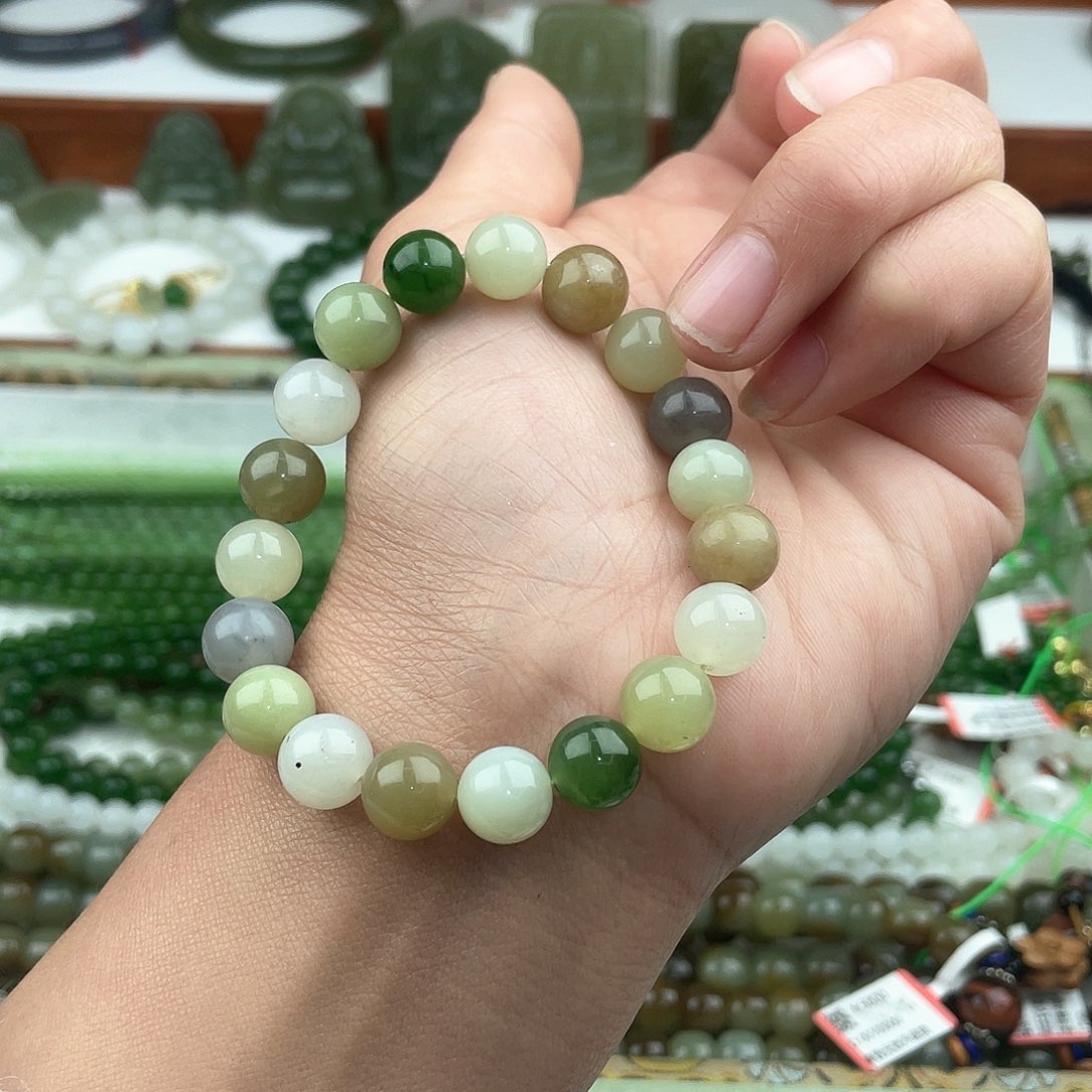 和田玉手串未镶嵌