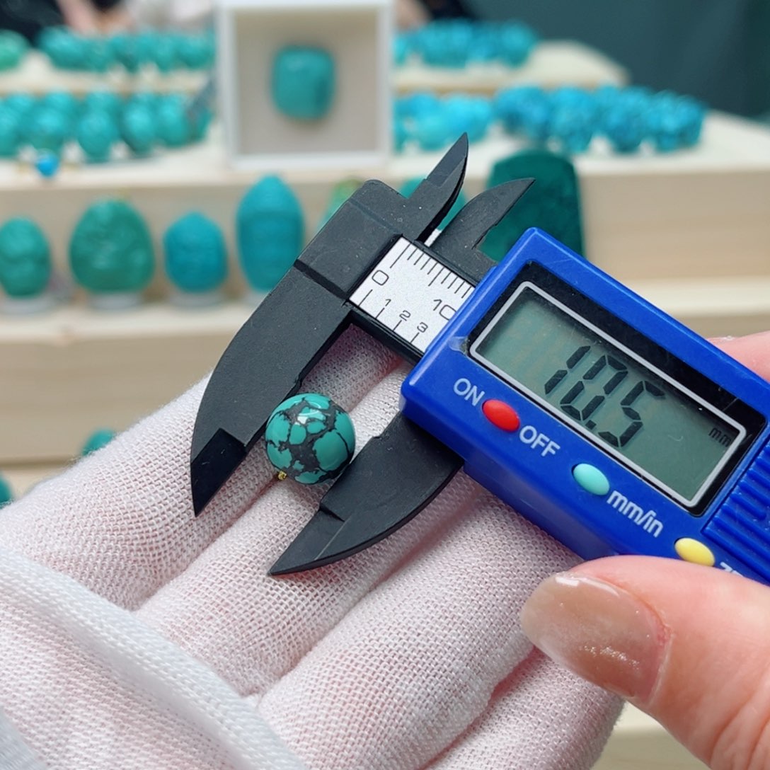 绿松石圆珠未镶嵌